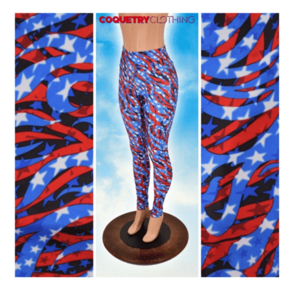 BNWT Coquetry Clothing Americana leggings